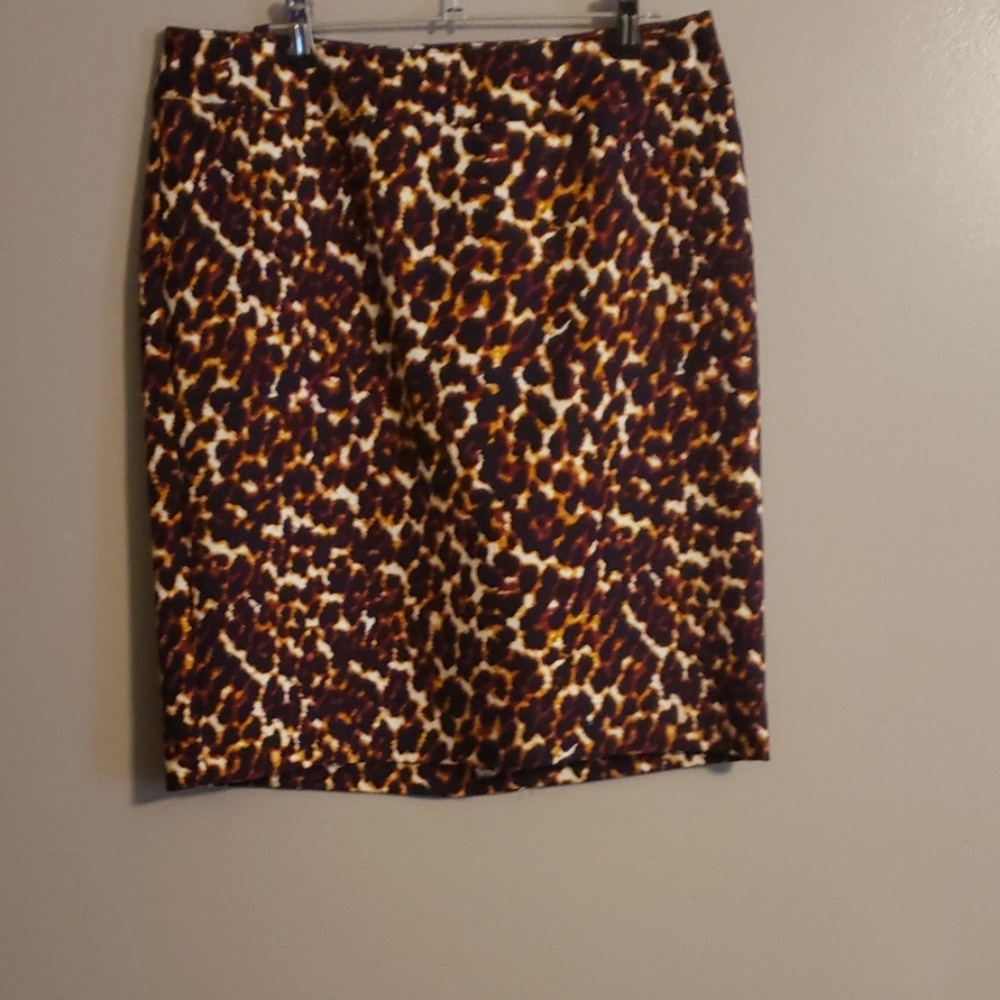 Leopard print skirt